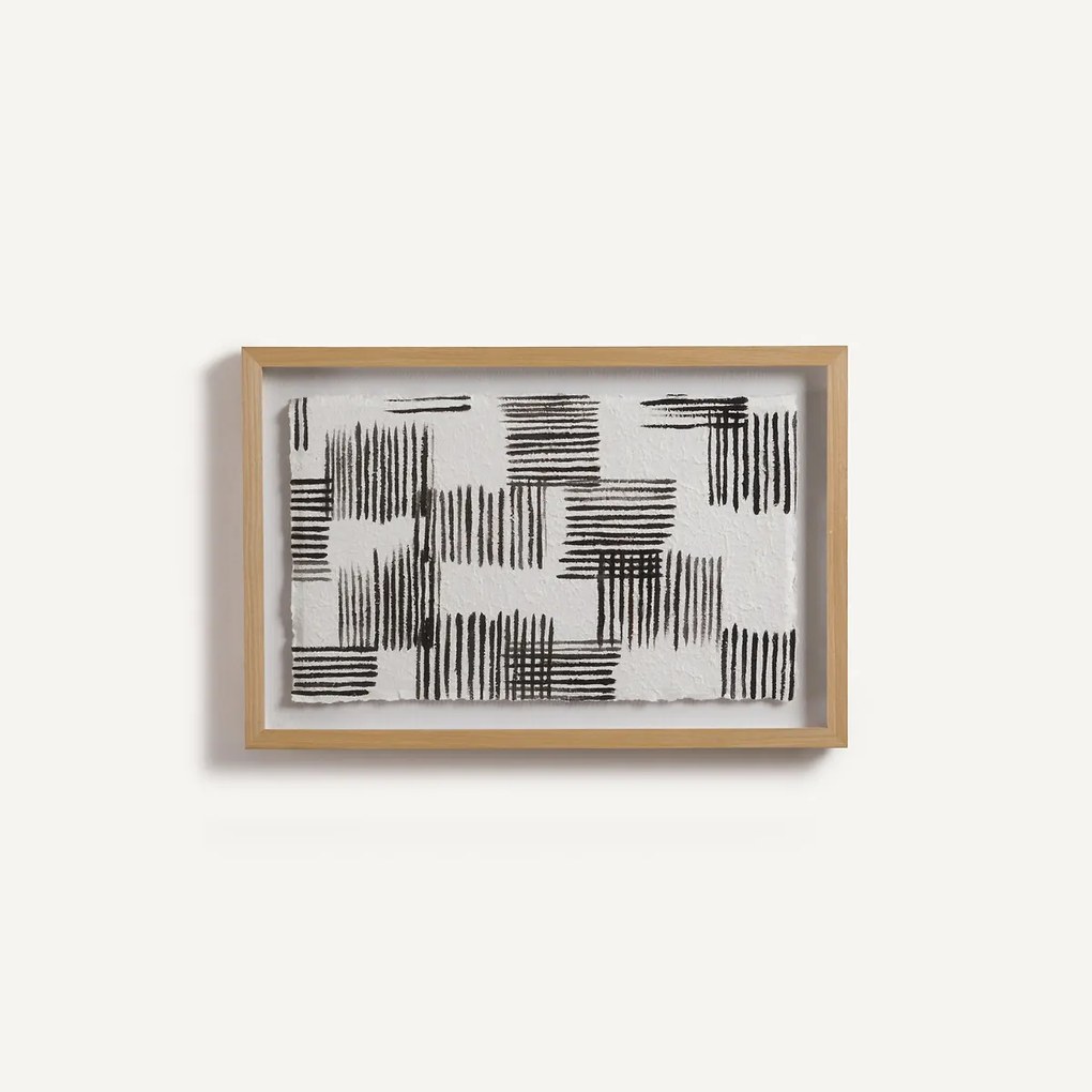 Handgeschilderd schilderij op rijstpapier, ONDE