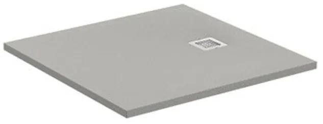 Ideal Standard Ultraflat Solid douchebak vierkant 100x100x3cm betongrijs K8216FS