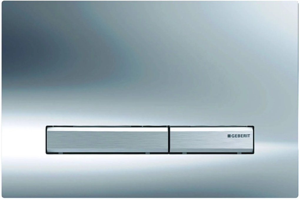 Geberit Sigma 50 bedieningspaneel glans chroom voor Sigma reservoirs 8cm (UP720) en 12cm (UP320)