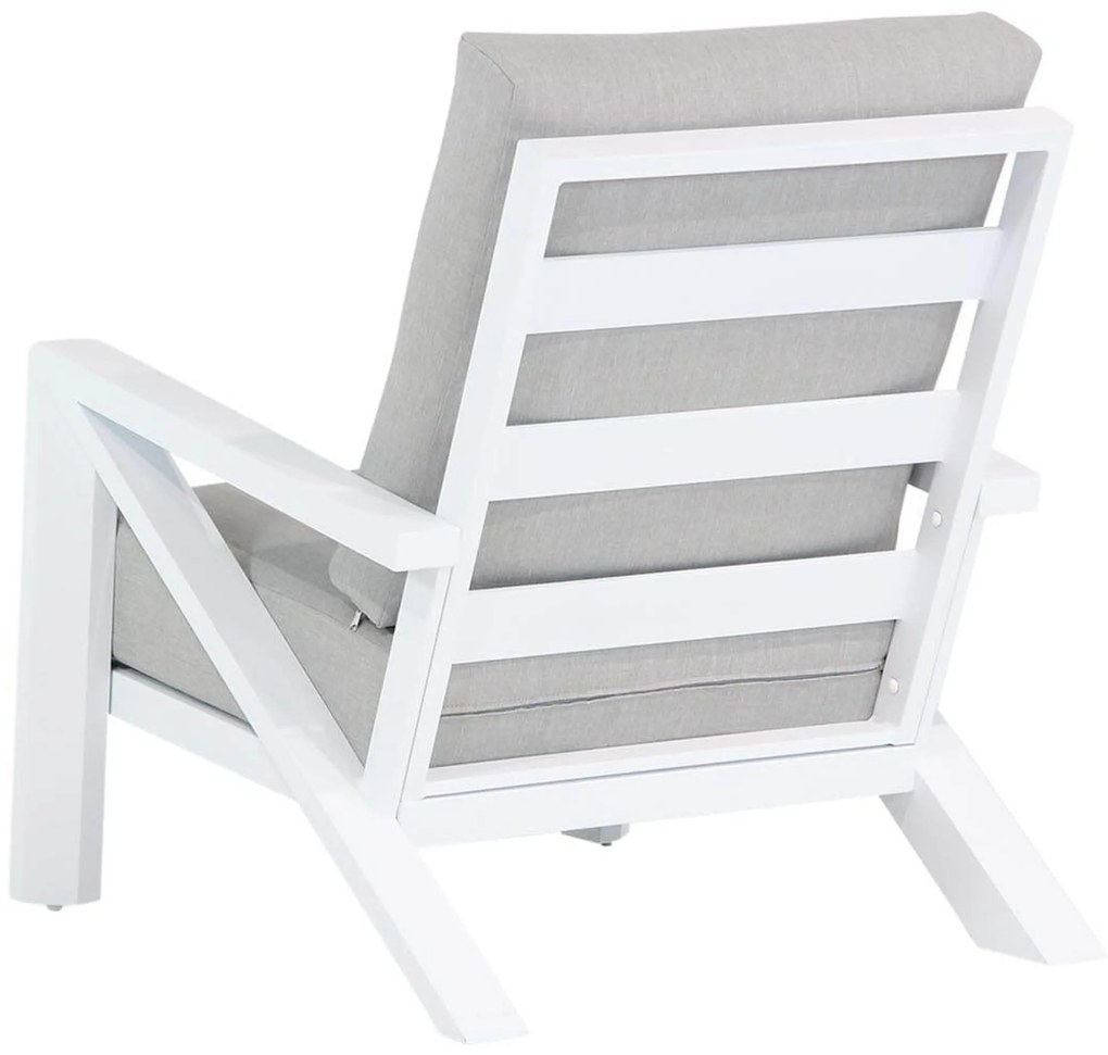 Tuinstoel Aluminium Wit Santika Cinta - Quick Dry Foam