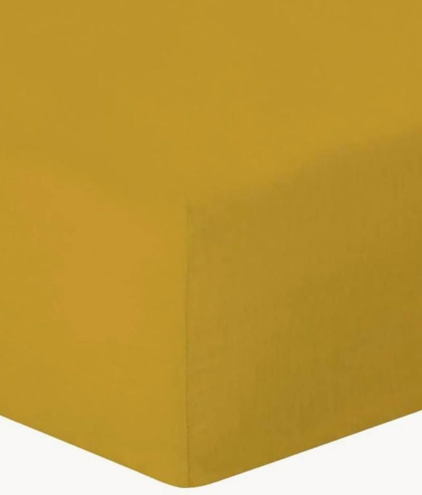 Handgemaakte boxspring hoeslaken Hortense van linnen