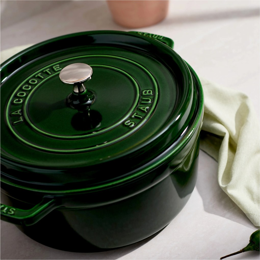 Staub La Cocotte Cocotte 26 cm / 5,25 l, Rond, Basilicum - La Cocotte - Staub