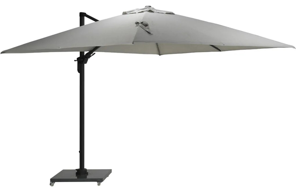 Garden Impressions Zweefparasol Hawaii Deluxe 300x300 - donker grijs - zand