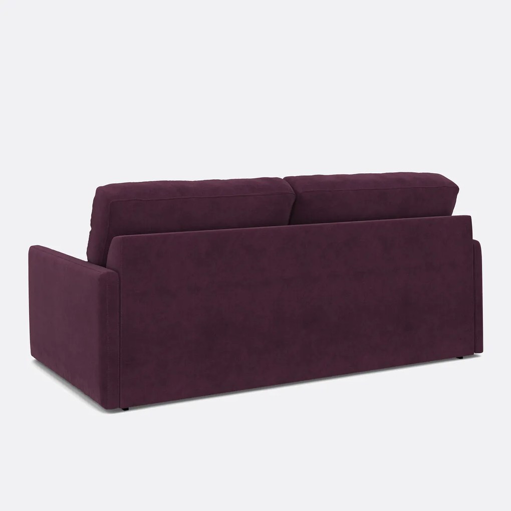 Slaapbank van fluweel, 2-, 3- of 4-zits, Bultex® comfort, MARTA