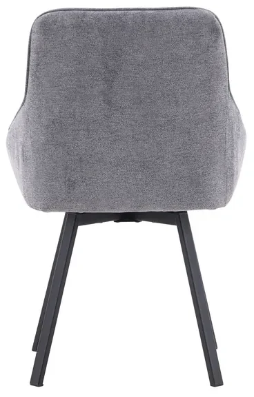 Jörn Eetkamerstoel - Daniel - Grijs - Polyester - Jörn