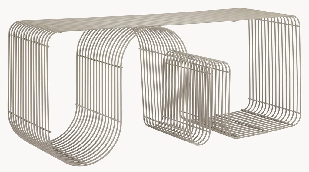 Metalen zitbank Curva