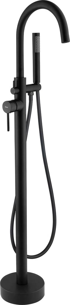 Vloeren  badmengkraan Rea Lungo Black