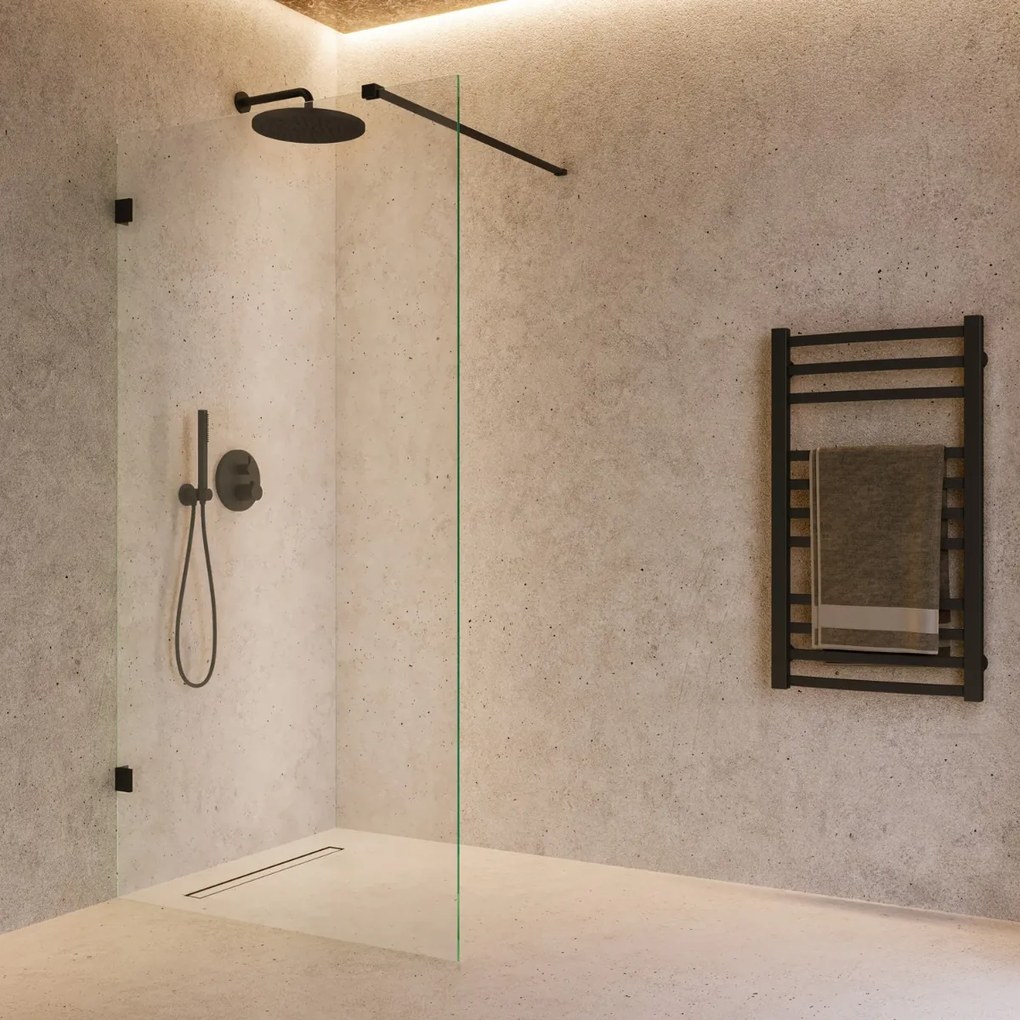 Saniclear Modern glazen wand 120x200cm