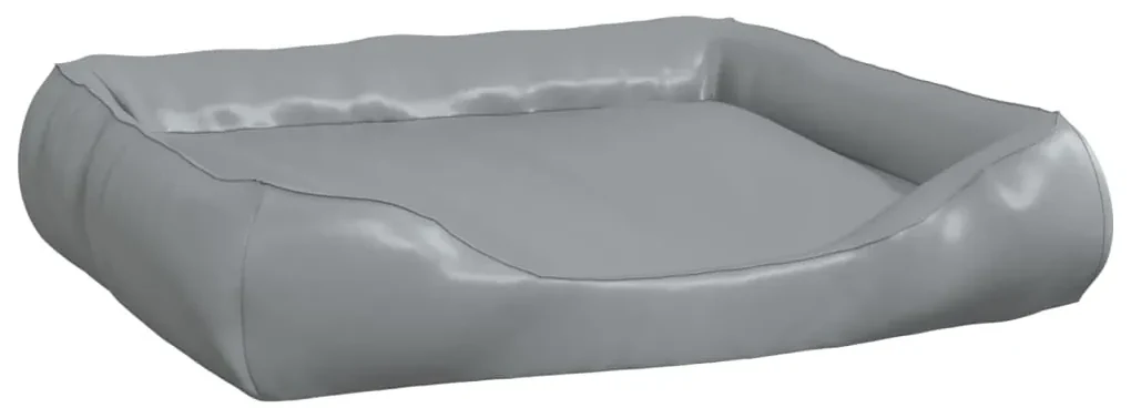 vidaXL Hondenmand 80x68x23 cm kunstleer lichtgrijs