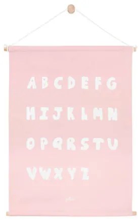 ABC poster (42x60 cm) blush pink
