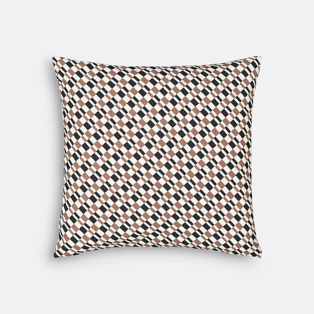 Set van 2 kussenhoezen in recycled katoen, Faber