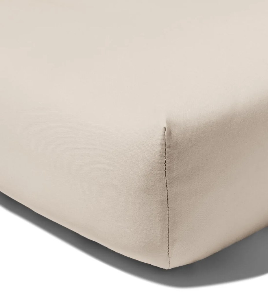 HEMA Hoeslaken Satijn 90x220 Zand (zand)