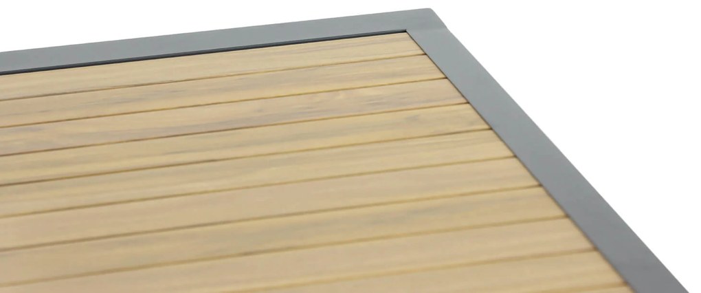 Tuinset 4 personen 100 cm Aluminium/textileen Grijs Lifestyle Garden Furniture Sella/Borello