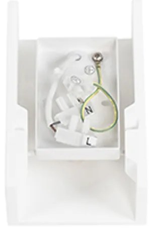 Moderne wandlamp wit rechthoekig - Colja Novo