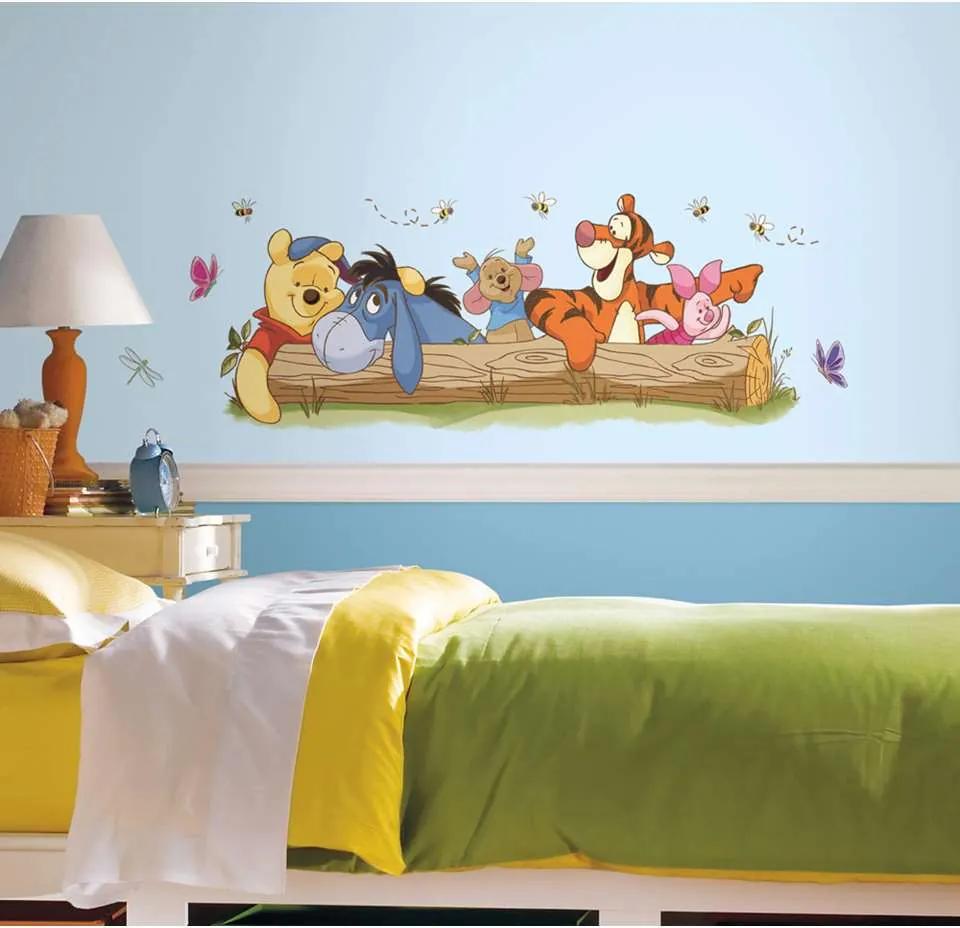 RoomMates muursticker Winnie de Pooh Figuren - 46x13 cm - Leen Bakker
