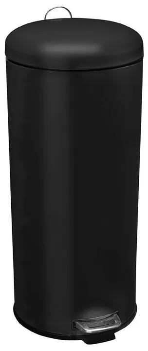 Pedaalemmer XL - 30 liter - zwart