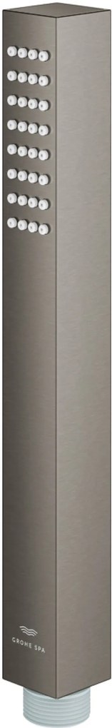 Rainshower Aqua Spa Euphoria Cube+ Handdouche Graphite Geborsteld