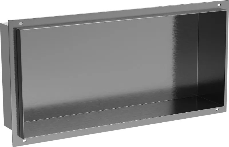 Mexen X-Wall-NR nisje plank zonder flens 45 x 20 cm, grijs geborsteld - 19E1452010