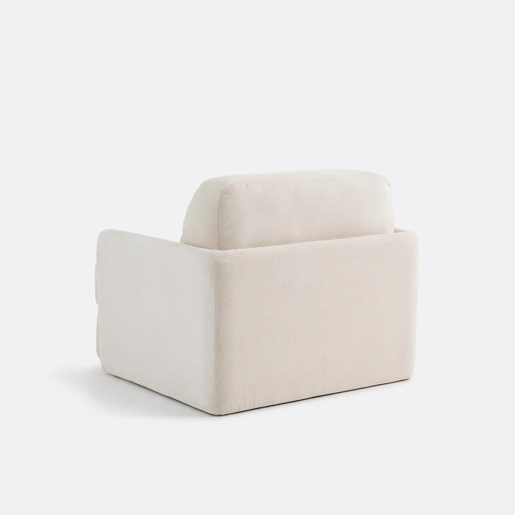 Omvormbare fauteuil in fluweel, Haley