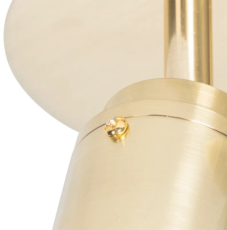 Moderne badkamer spot messing 2-lichts IP44 - Ducha