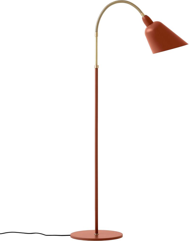 &tradition Bellevue vloerlamp Copper Brown & Brass