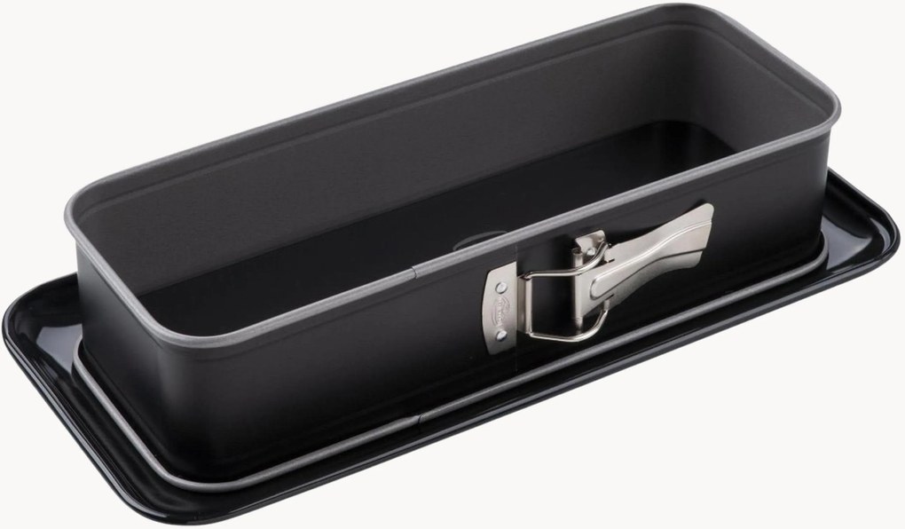 Springvorm Night met geëmailleerde serveerbasis en antiaanbakring