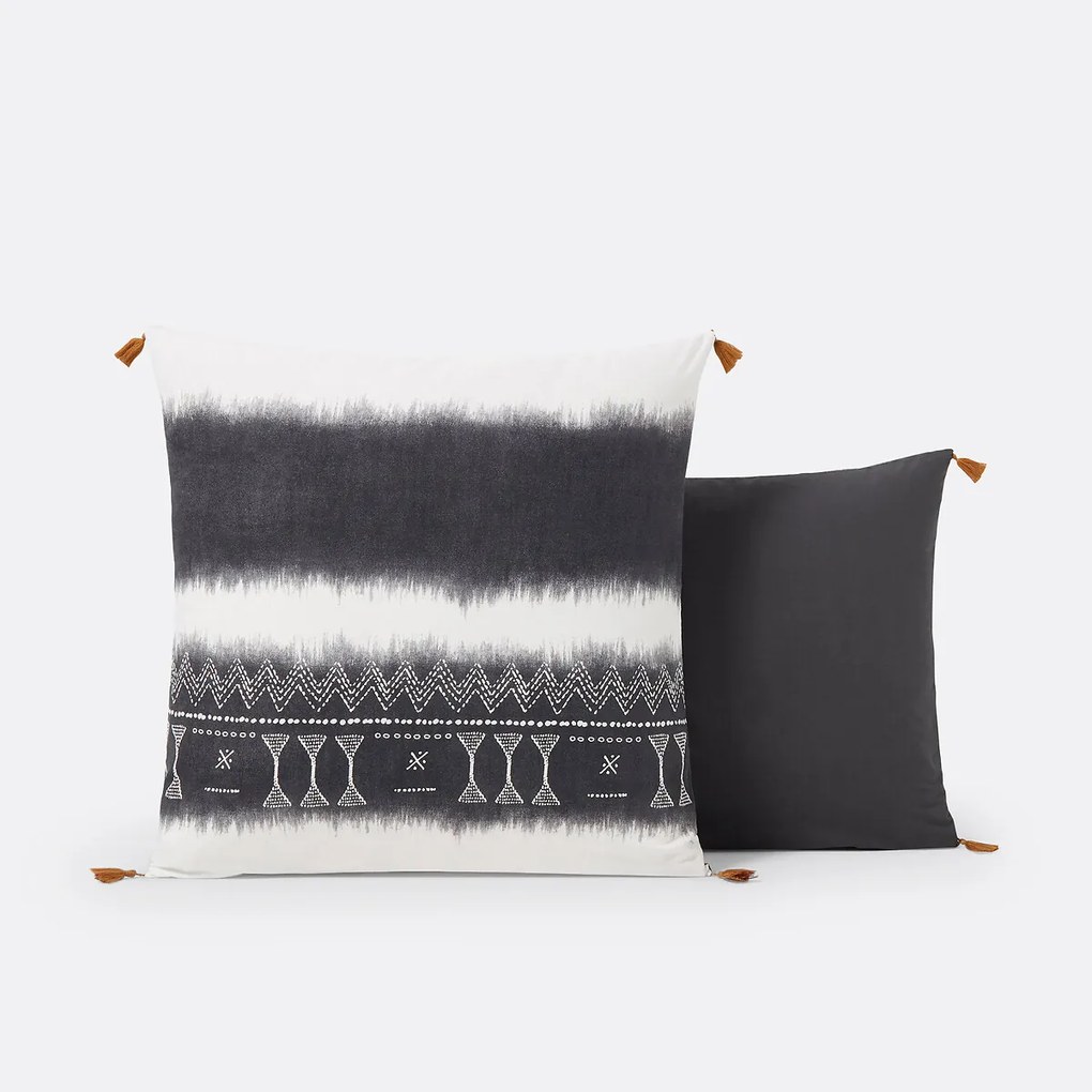 Kussensloop in gewassen katoen, Yoruba