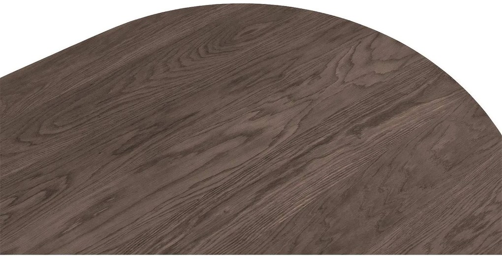 Goossens Excellent Eettafel Uniek, Semi rond 220 x 100 cm