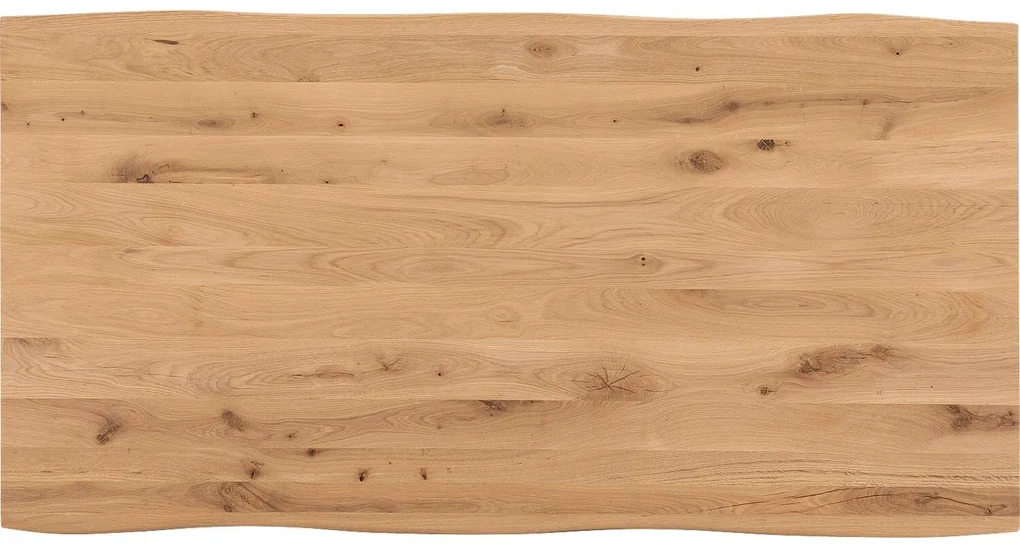 Goossens Eettafel Blade, Boomstamblad 180 x 90 cm 5 cm dik