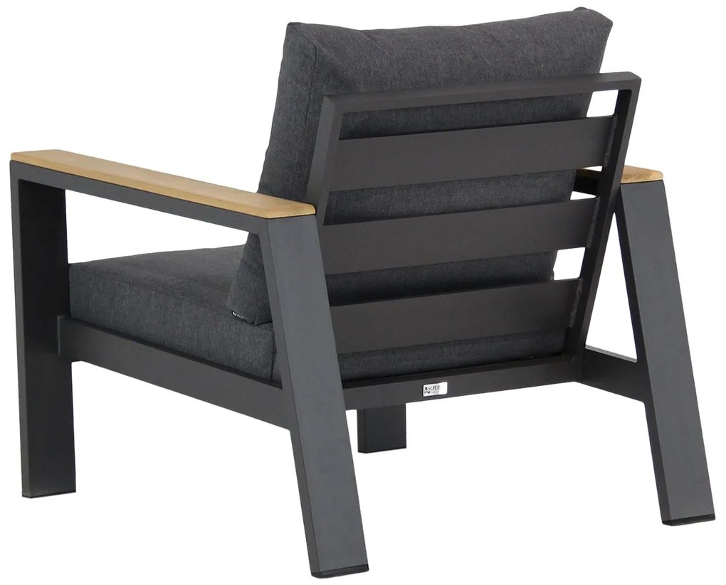 Stoel en Bank Loungeset 5 personen Aluminium Grijs  Lifestyle Garden Furniture Marietta