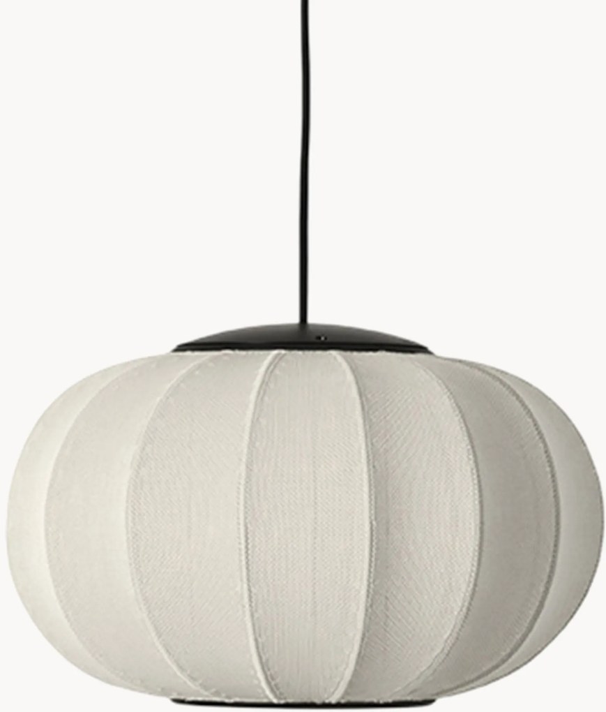 Handgemaakte LED hanglamp Knit-Wit