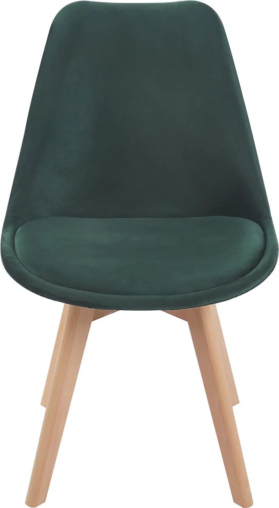 Set 4 Synk Fluwelen Stoelen