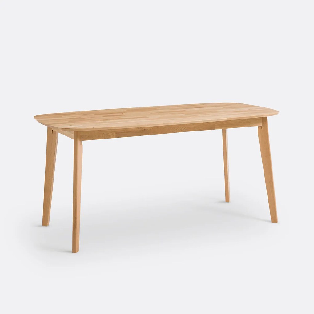 Eettafel, massief eiken, 6 couverts, Dalmar