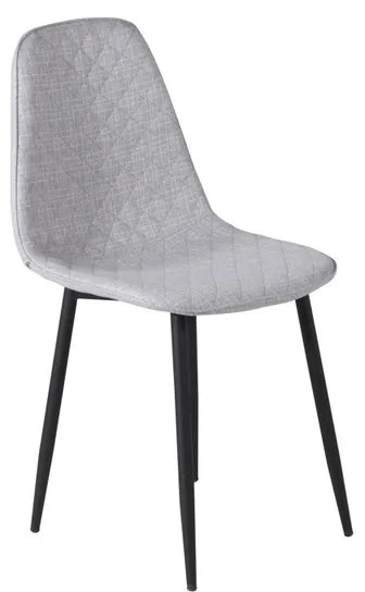 Jörn Eetkamerstoel - Kelsey - Lichtgrijs - Fluweel - Jörn