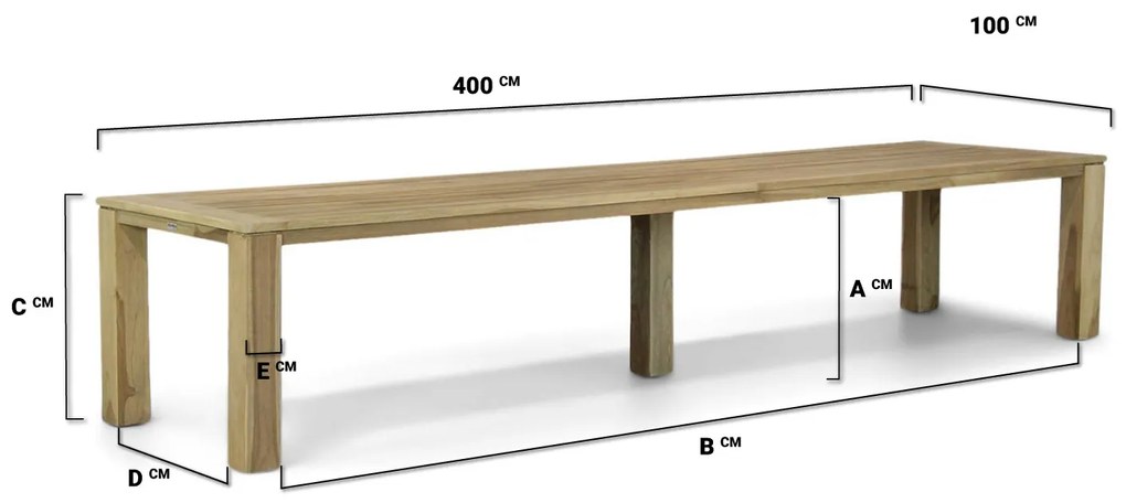 Tuinset 10 personen 400 cm Rope Zwart Lifestyle Garden Furniture Dallas/Brighton