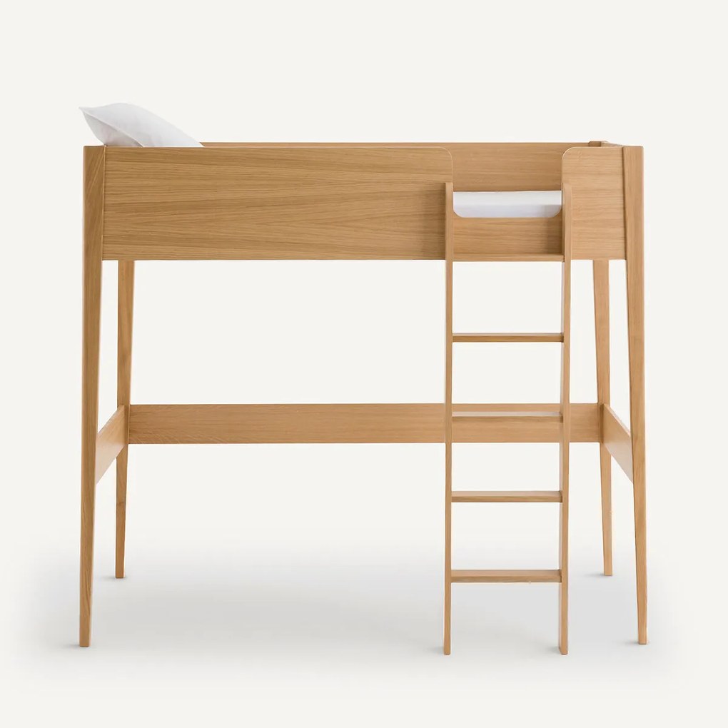 Mezzanine bed in fineereik met bedbodem, Alceste