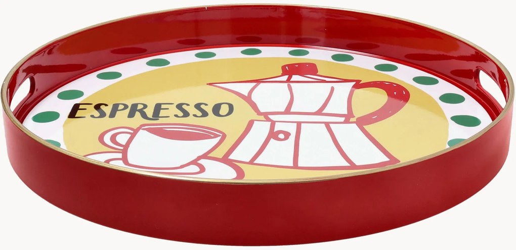 Ronde dienblad Espresso Serving Summer Time