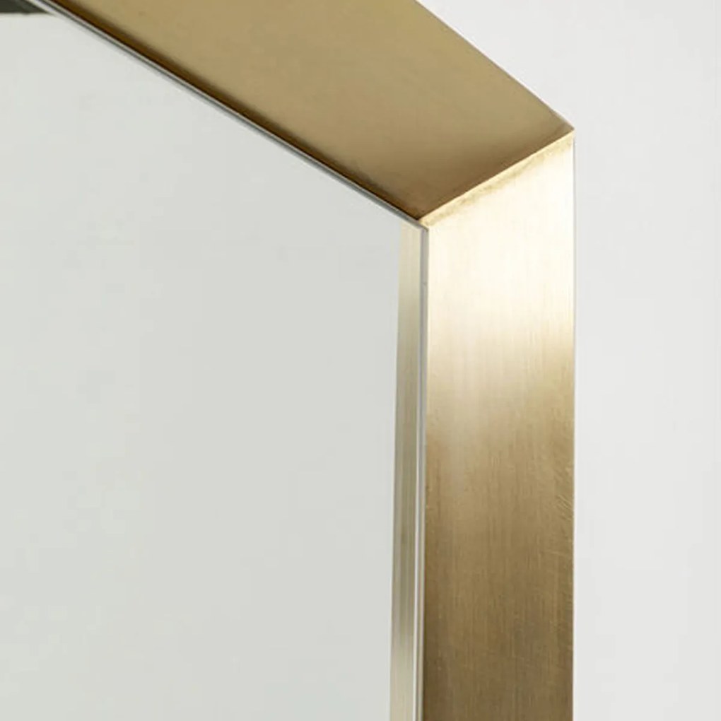 Design Spiegel Messing - 45x160cm