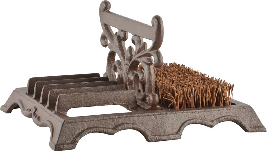 Esschert Design Gietijzeren voetenveger met schoenschraper