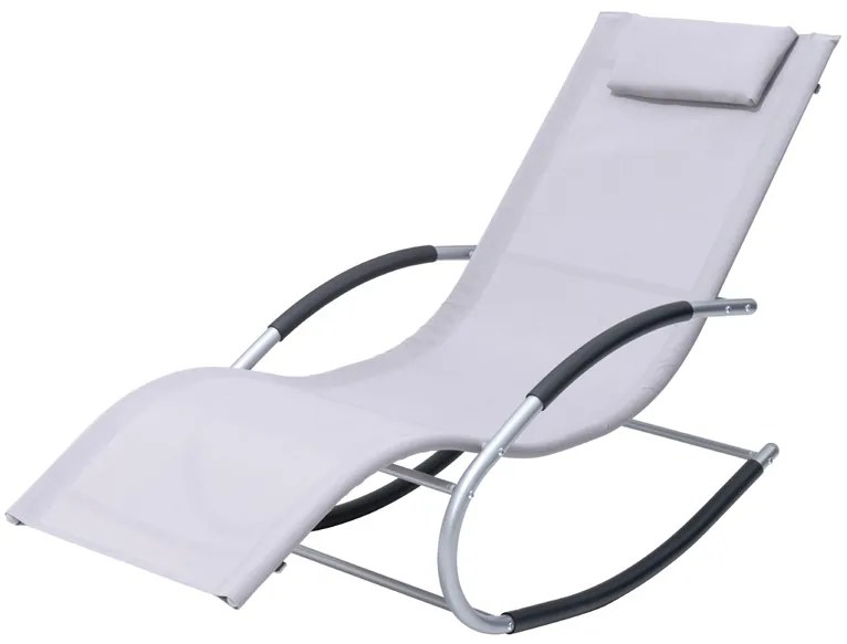 Set van twee tuinschommelstoelen Orlando Garden Point grijs