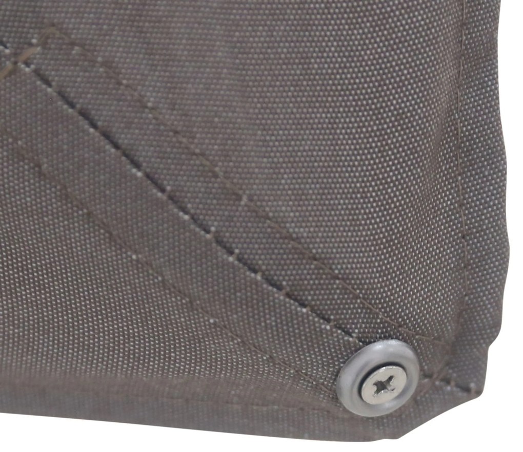 Zweefparasol 3x3.5m S2 Excellent (excl. voet) Taupe-naturel-bruin Camello Luna