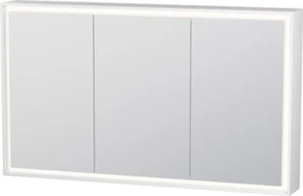 Duravit L-Cube spiegelkast m. 3 deuren met LED verlichting 120x70x15.4cm m. sensorschakelaar LC755300000