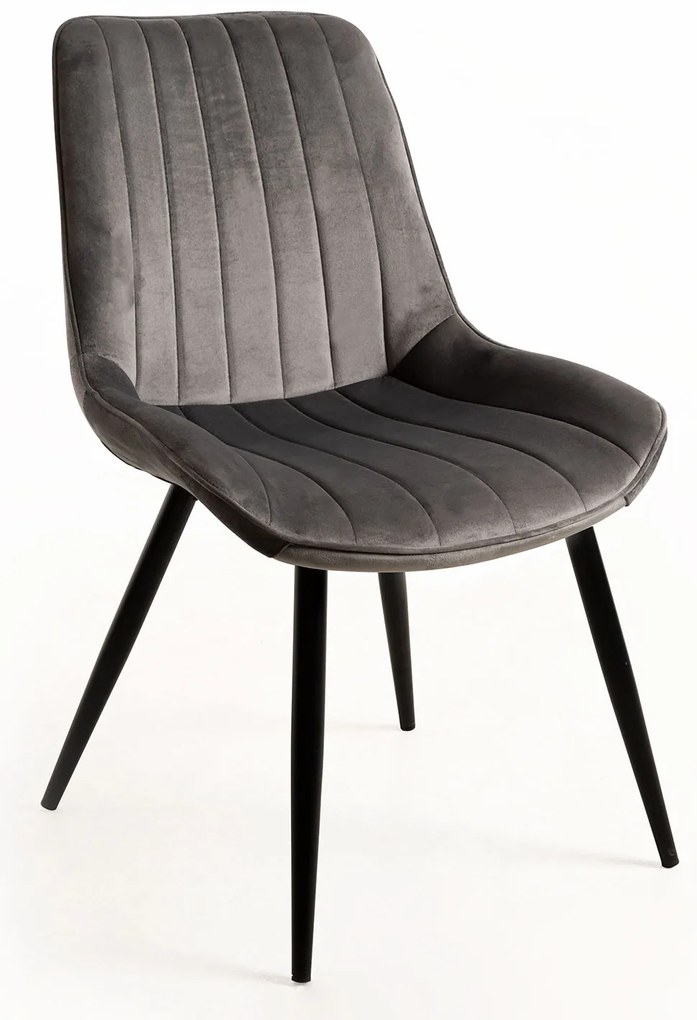 Set van 2 Lene Fluwelen Stoelen