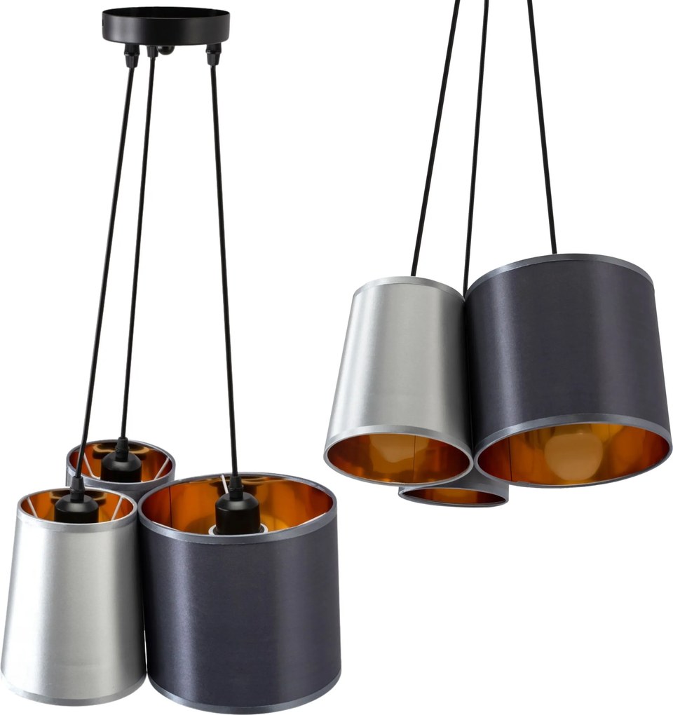 Moderne plafondlamp APP971-3cp Mix van kleuren