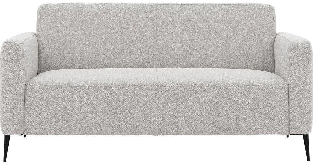 Goossens  Key West lichtgrijs, stof, 2,5-zits, modern design