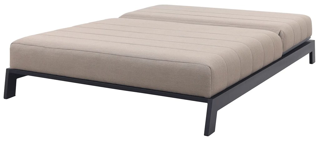 Mexico 2-persoons sunbrella ligbed - Taupe