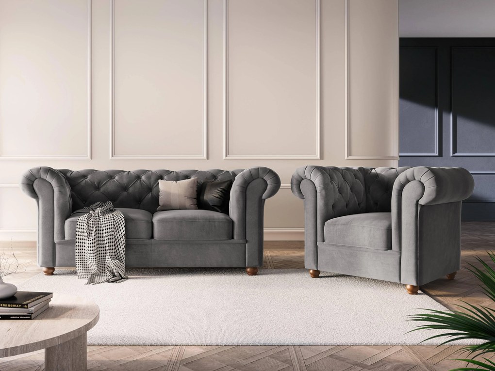 2-zitsbank Phoebe velvet | Windsor & Co