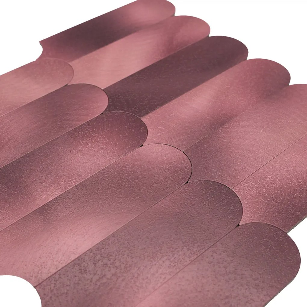 Zelfklevende Mozaïektegels Metaal | Arch Roze | 28,8×29,8 cm | Keuken, Bad & WC