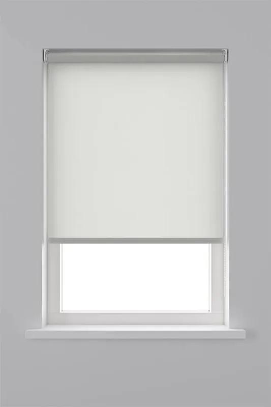 Decosol Rolgordijn Lichtdoorlatend Screenstof - Creme/Wit 90 x 190 cm