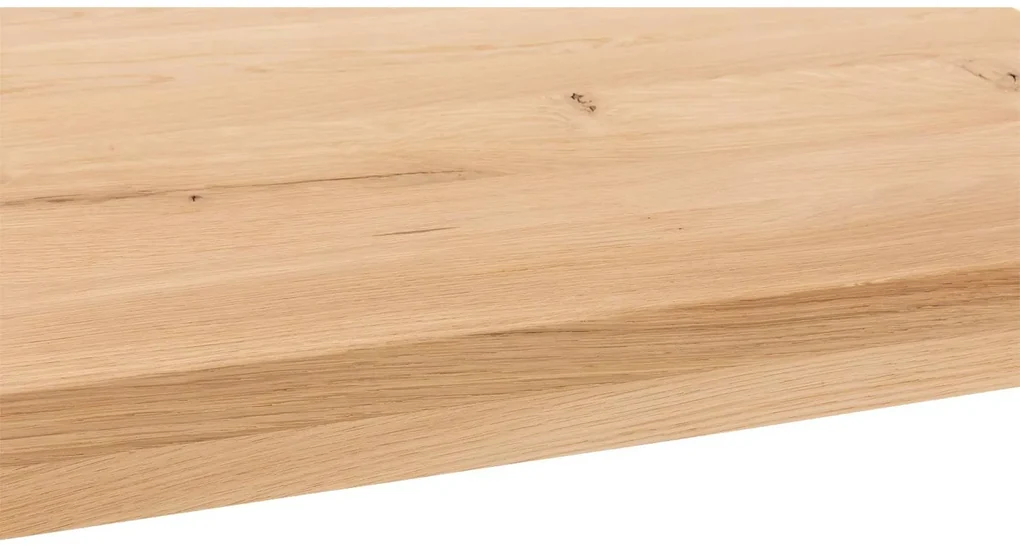 Goossens Eettafel Blade, Strak blad 200 x 100 cm 6 cm dik